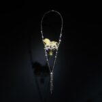 Constellation du Lion necklace in white and yellow gold with a 32.9-ct yellow diamond, a 307-ct carved golden rutilated quartz, and diamonds (Credit: Chanel)