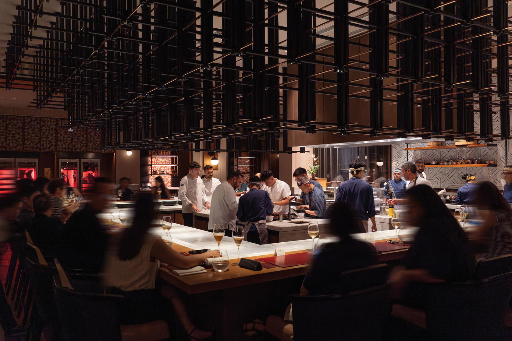 Regent Phu Quoc’s An Ode To Spain festival opened with a six-course dinner at its Japanese-French omakase, Oku (Credit: Regent Phu Quoc)