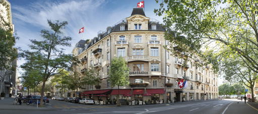 At Ambassador Hotel Zurich, history meets with the intimacy of a smaller property constructed in 1899 (Credit: Small Luxury Hotels of the World. )