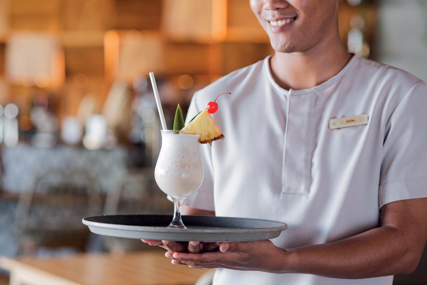 A toast to the beautiful life here (Credit: Manami Resort)