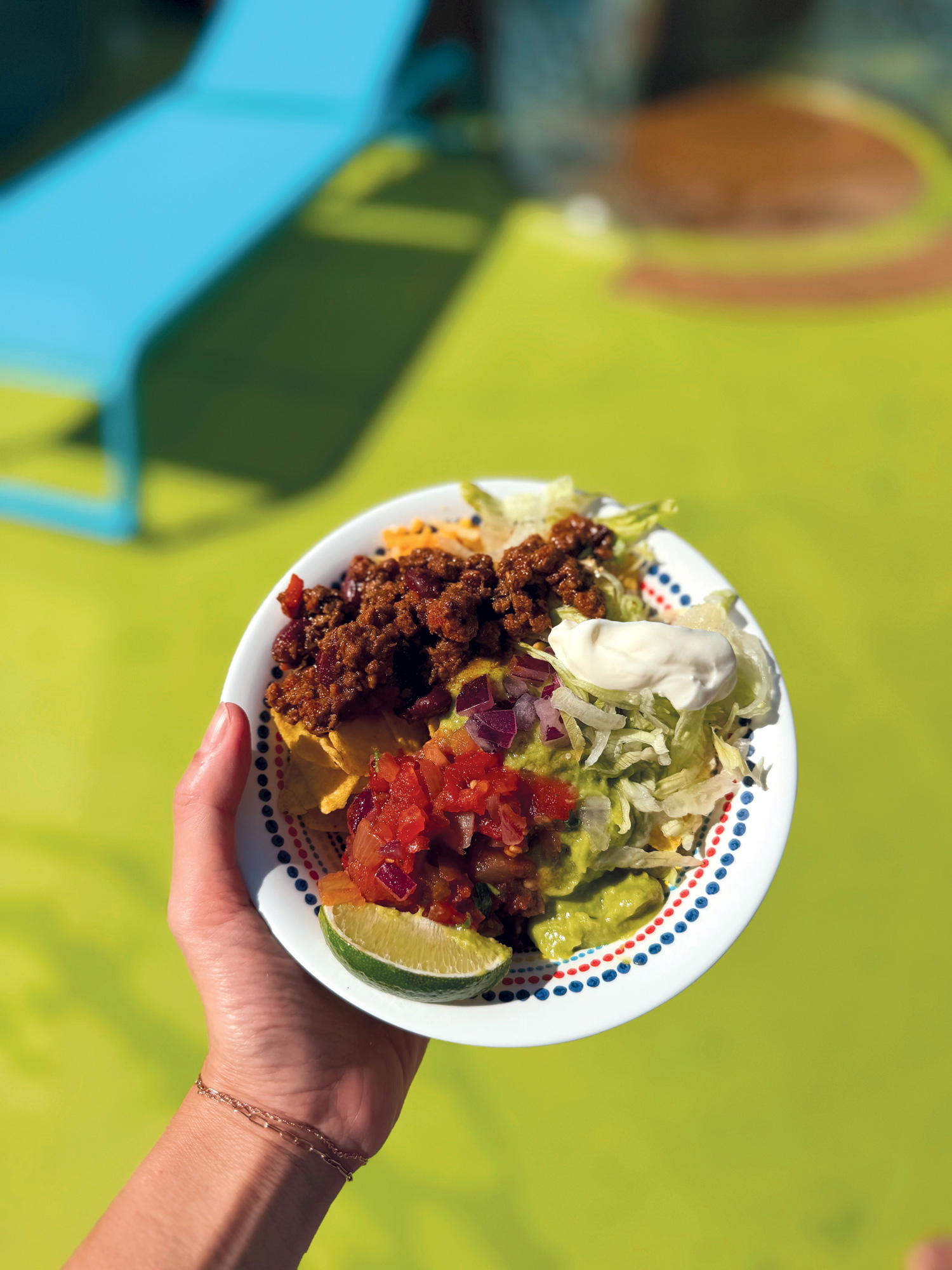 DIY burrito bowl from El Loco Fresh (Credit: Samantha Francis)