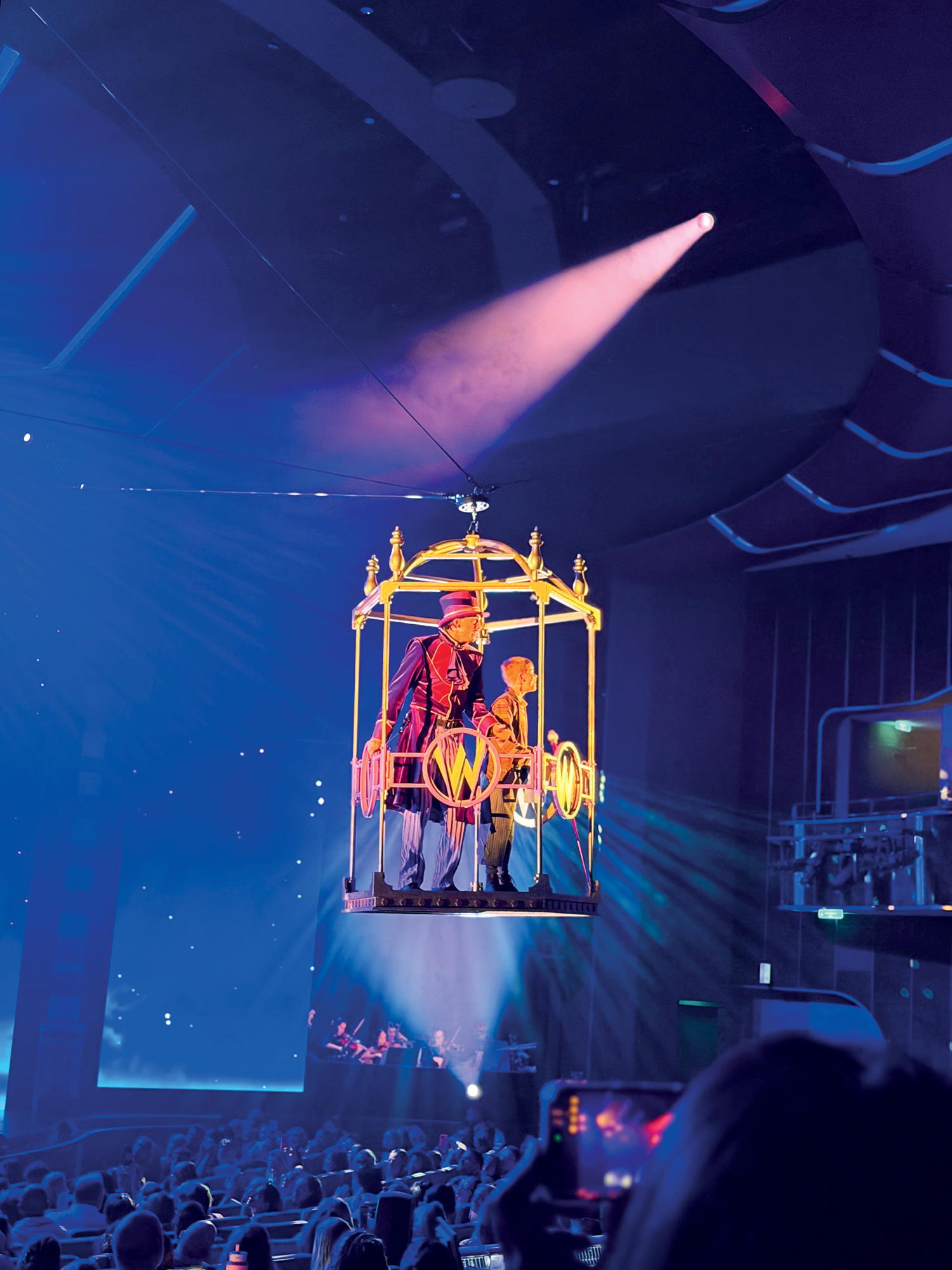 The flying Great Glass Elevator in Charlie and the Chocolate Factory (Credit: Samantha Francis)