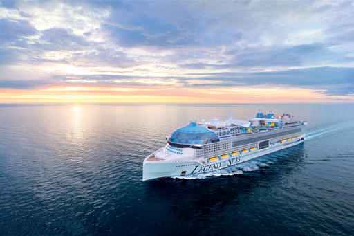 The ship spans 20 decks for up to 5,610 guests, with 29 room types, including Infinite Balconies and Ultimate Family Townhouses (Credit: Royal Carribean)