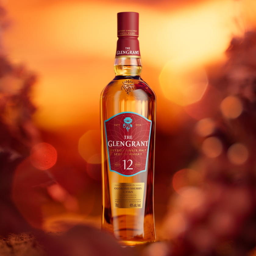 The Sherry Cask Finish 12-year-old is the latest addition to The Glen Grant's portfolio in Singapore (Credit: The Glen Grant. )