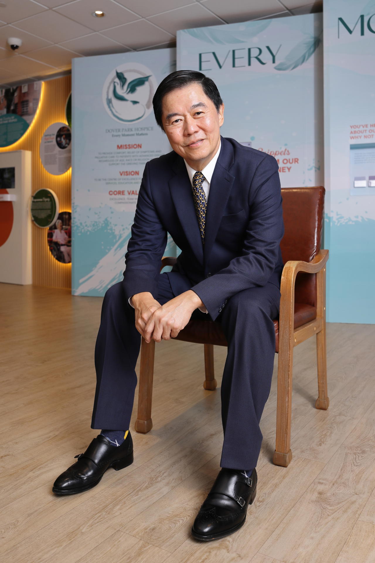 "Palliative care is not about giving up," says Ong Hung Guan, Chairman, Dover Park Hospice. "It is about helping someone live as well and as meaningfully as possible with the time they have." (Credit: Dover Park Hospice)