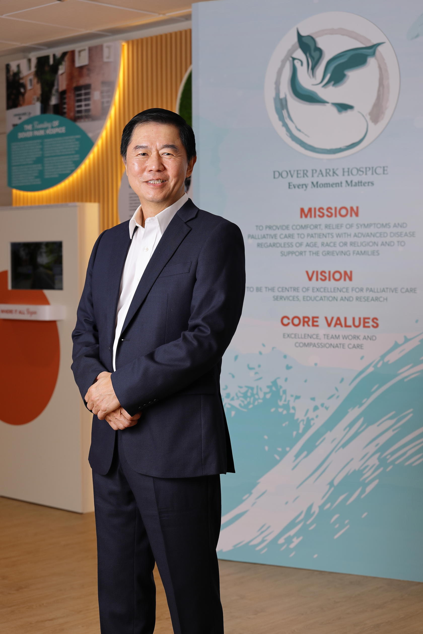As Chairman of Dover Park Hospice, Ong Hung Guan believes in nurturing its workforce and investing in professional development and well-being of staff (Credit: Dover Park Hospice)